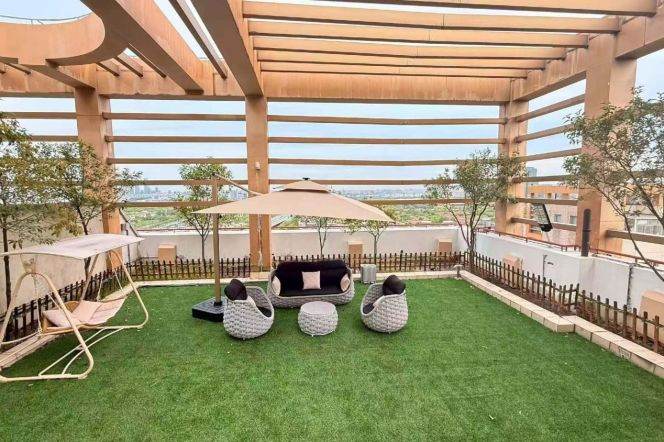 super modern huge 5brs big terrace floor heating in most popular compound century park 