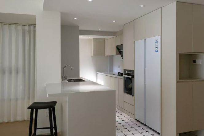 Modern 2brs with floor heating and balcony  in Jing an temple