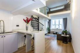Newly 1+1br/96sqm & elevator/loft @Changping Rd & Line 7/13