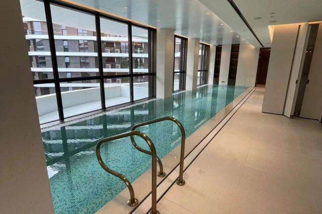 brand new modern 2brs 2baths nice furniture near Huang pu river line 4 only 21.8K