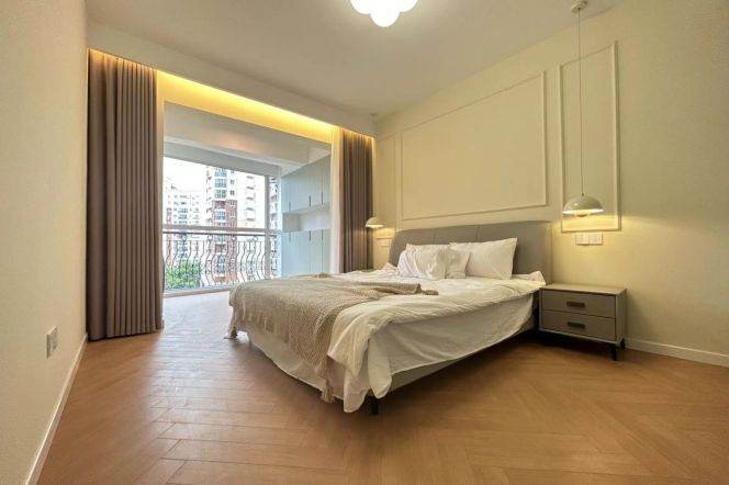 Zhongshan Park/2br1bt/central AC/floor heat/oven/dishwasher/tennis court