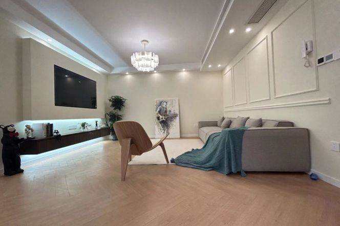 Zhongshan Park/2br1bt/central AC/floor heat/oven/dishwasher/tennis court