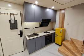 Jing an One BR loft apt nr L14/13 wuning Rd for long&short rent