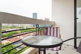 modern 2brs plus study floor heating modern furniture near Jing an temple line 2,7,14 
