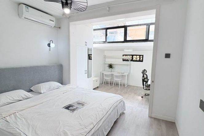 Bright 1Br/1Lr/1Bt apt nr Zhongshan park,M2/3/4