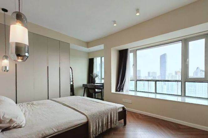 Changping Rd /2br2bt/central AC/floor heat/oven/free club/tennis court/pool