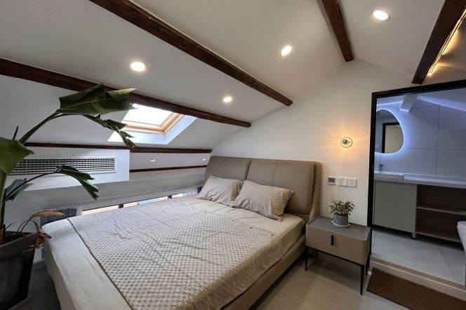 Spacious&Bright&Modern 1BR | Jing'an Temple Mt | |Heating+ Central AC