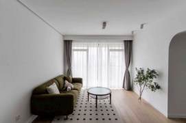 South Shaanxi Rd metro/2br2bt/central AC/floor heat/oven/tennis court/outdoor balcony