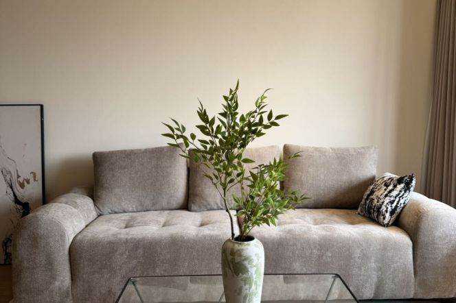 Sunny&Modern&Spacious 2BR 120Sqm Changed to 1BR | Jiangsu rd Mt L2/11 | Fancy design