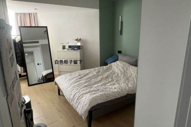 Jiangsu rd/elevator 2br 2lr/central AC/floor heating/bright room@L11/2