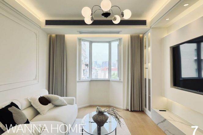 Garden Compound/Zhongshan Park+West Yan'an/Elevator/Brand New/Large Storages/Cozy2br