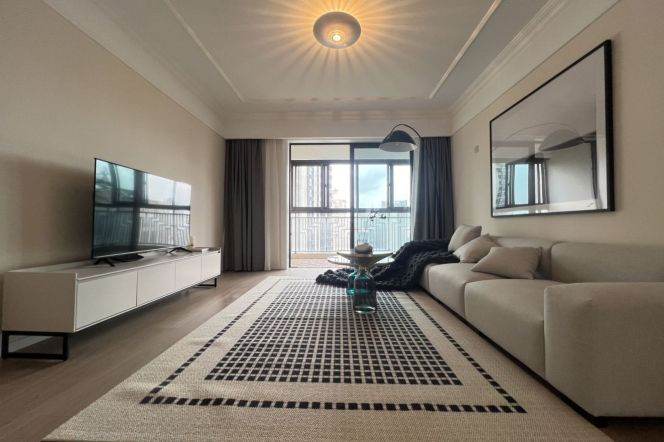 3 Brs, 2 Baths, Balcony/Floor heating/Dish washer, 132 sqm, New compound @ Changshou metro L7&13