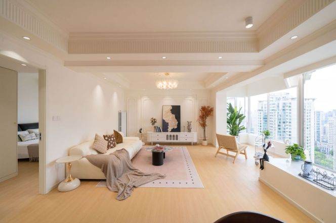 Panoramic 2BR 2BA High-Floor in Center Xujiahui | 110m² w/Floor-to-Ceiling Views