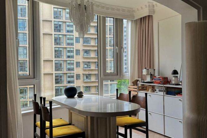 French Crème-Style 3BR 2BA 150m² Next to Wuning Road Metro