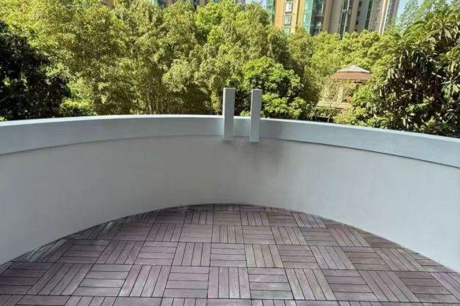  2BR 2BA with Private Terrace, Green View, Prime Jing’an Location