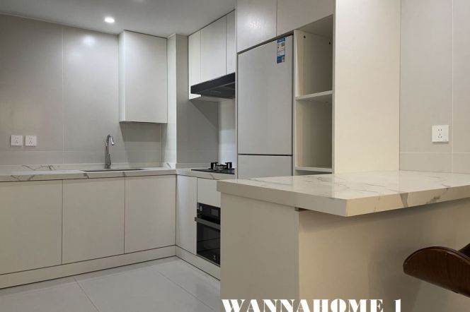 Great Compound+Spacious&Modern&Bright 2Bdrs 1Bath Apt+L14 Wu Ding Rd+Large Open Balcony