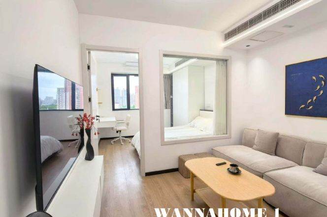 Spacious&Modern&Bright 1Bdr 1Bath Apt+Great View/Su Zhou Creek+Zhong Shan Park