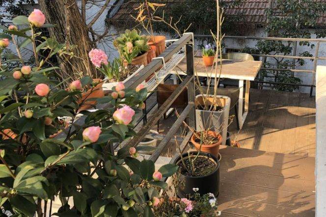 modern 2brs lane house nice terrace near Middle Huai hai road line 1,10,12,13 
