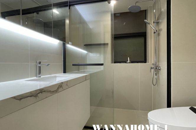 Great Compound+Spacious&Modern&Bright 2Bdrs 1Bath Apt+L14 Wu Ding Rd+Large Open Balcony