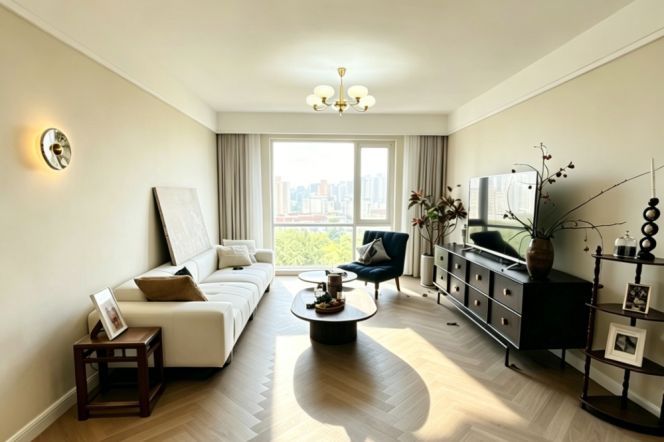 Zhongshan Park nice compound high-rise nice view 3br 