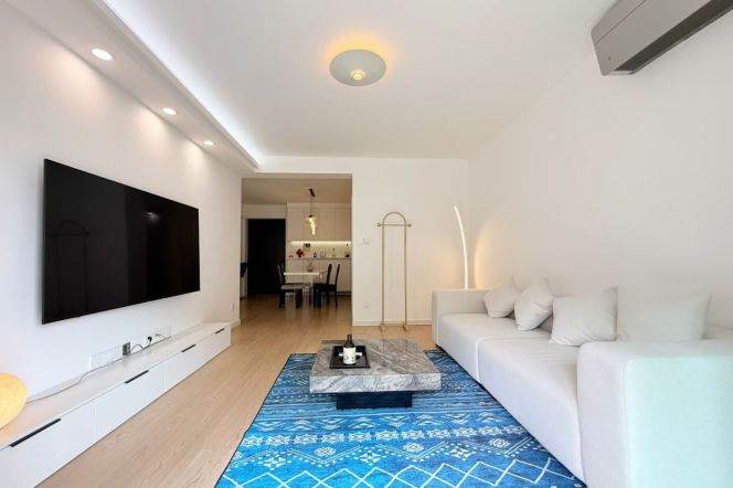 modern 2brs floor heating open balcony near Jing an temple 17K