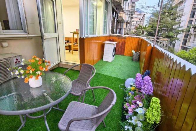 Nice yard 1Br/1Lr/1Bt apt nr West yanan rd,M3/4