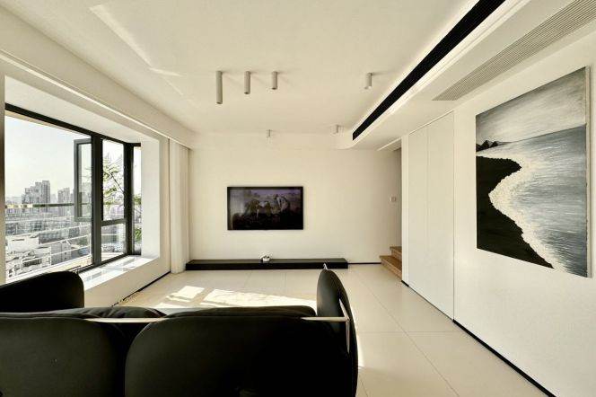modern duplex 2brs floor heating nice terrace beside Su zhou river line 13,14 