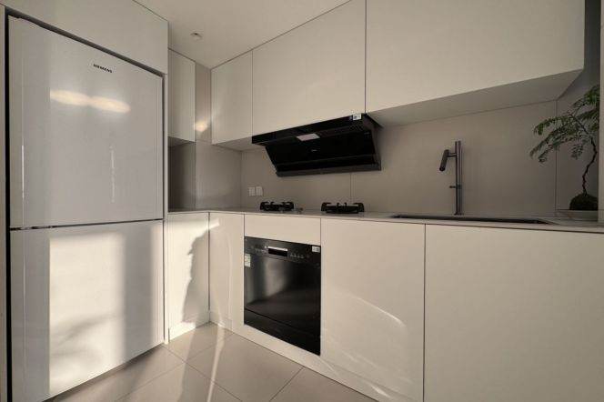 modern duplex 2brs floor heating nice terrace beside Su zhou river line 13,14 