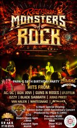 Monsters of Rock Night - Papa-G’s 58th Birthday Blowout 