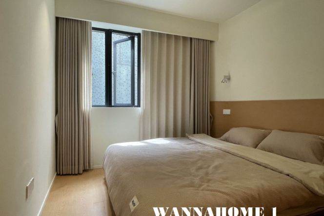 New&Spacious&Modern Elevator 2Bdrs 1Bath Apt+L2/3/4 Zhong Shan Park+Large Balcony