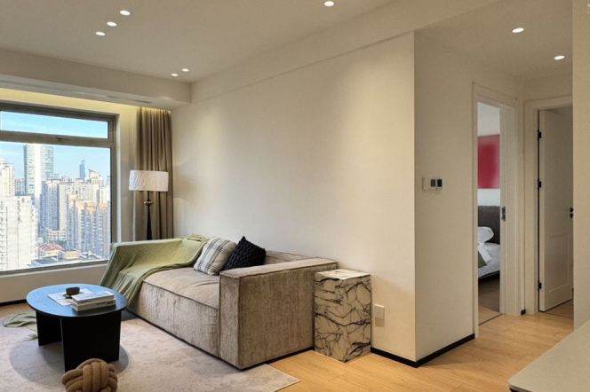 Suzhou Creek | Zhenping rd metro L3/4/7 | Modern 2BR +Great view 17.6K
