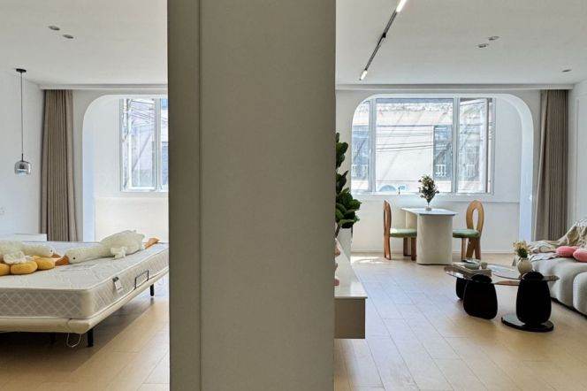 Big&Nice&Modern 1Br+dressing room + heating  | Zhongshan Park metro L2/3/4 
