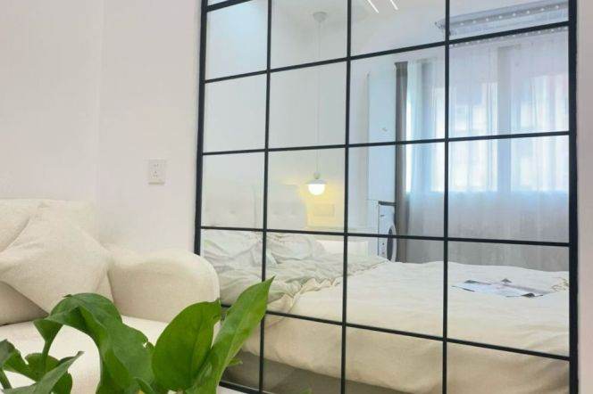Brand new/cozy 1br 1lr/bright room/NR Jing'an temple,Jiangsu rd@L11/2