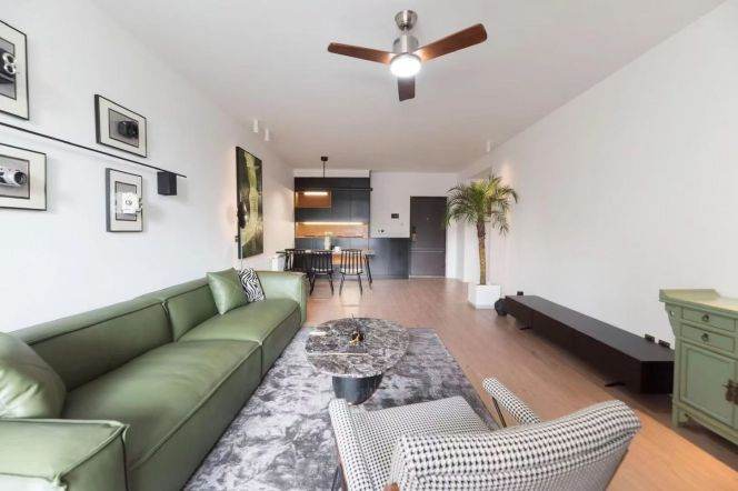 modern big 2brs wall heating modern furniture balcony near west nan jing road line 2,12,13 