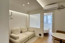 Changping rd/cozy 1BR 1LR/bright room/balcony/brand furniture,@L7