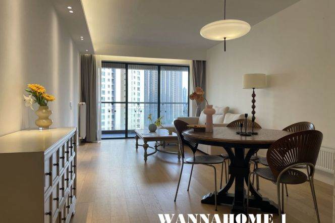 Top Compound+Spacious&Modern 3Bdrs 2Baths Apt+Hua Shan Rd/An Fu Rd/Wu Kang Rd+Large Balcony