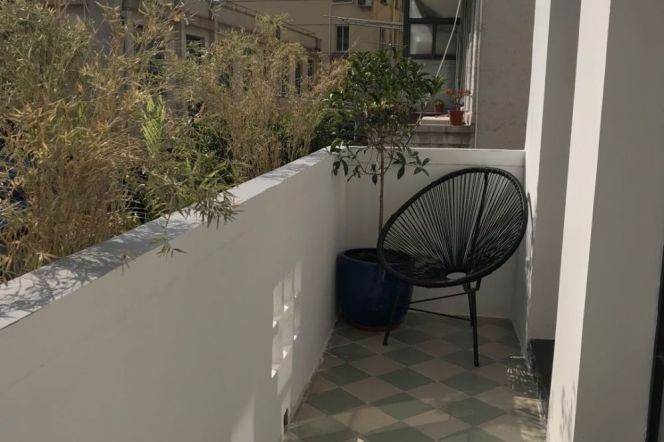 Changshu Rd Station 1Br with Open Balcony Line1/7