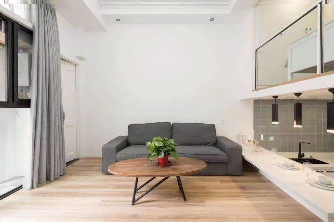 South Shanxi Rd Station Loft 1Br with Yard Line1/10/12