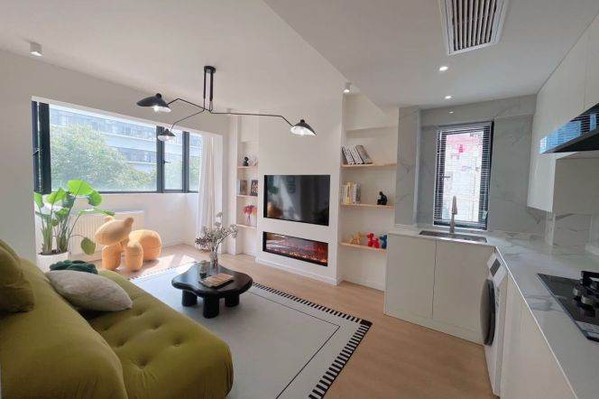 Elevator 1br-Beijing West Road - 5 minutes to Line 2/12/13 - Nanjing West Road