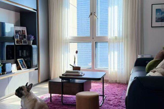 Modern 1 bedroom with floor heating and balcony  in Xintiandi