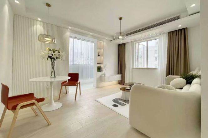 jing'an temple elevator 2BR/big living room@L2/7