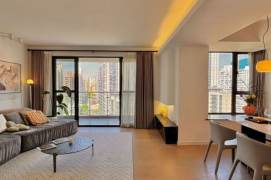 2 Brs, 2 Baths, Open Balcony/Floor heating/Dish washer, 130 sqm @ Lujiabang metro L8&9