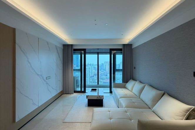 modern brand new 3 brs floor heating modern furniture near Dayue city line 3,4 and 8 