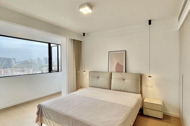 Good view/modern 2br 2lr+Study/bright room/central AC,Zhongshan park@L2/3/4