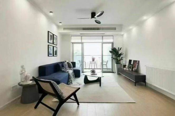 modern 3brs open balcony park view in best compound Jing an near su zhou river line 2,12,13