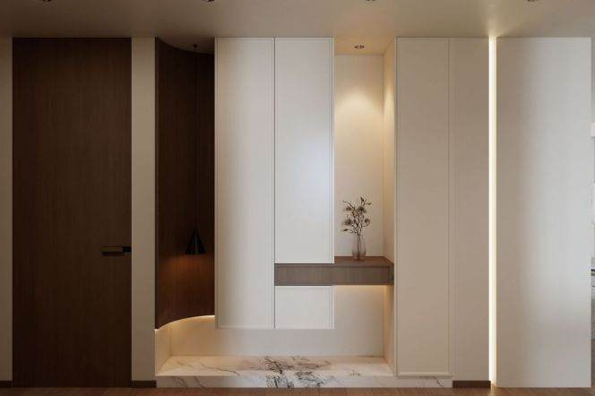 Brand new decoration 4brs with floor heating and balcony in Gubei area 