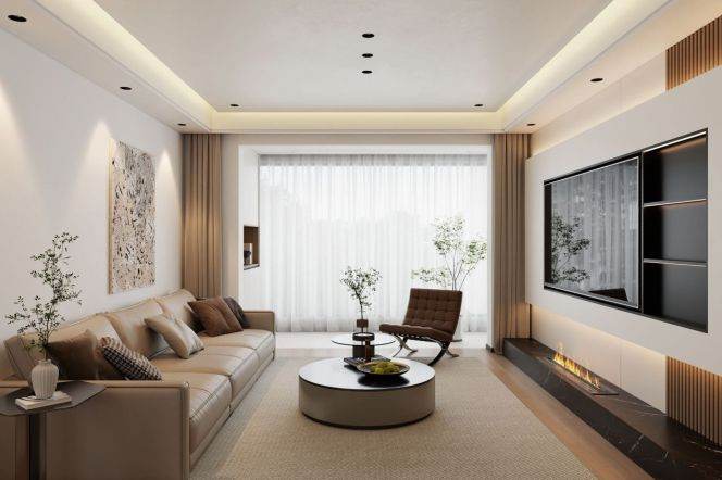 Brand new decoration 4brs with floor heating and balcony  in Gubei Phase II