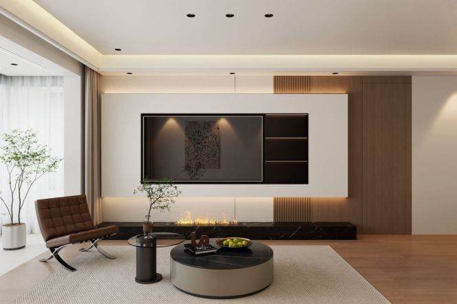 Brand new decoration 4brs with floor heating and balcony  in Gubei Phase II
