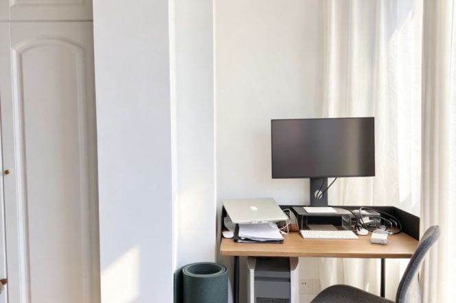 Da’an Garden -Quality Flat- Bright- Quiet room -Elevator- English Speaking Landlady - Jing’an