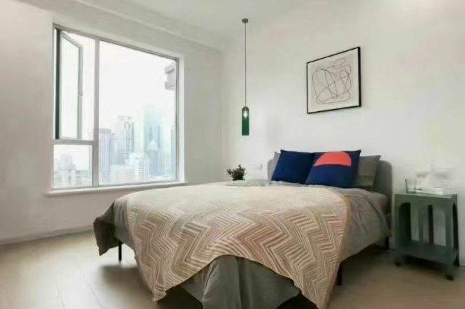 modern 3brs open balcony park view in best compound Jing an near su zhou river line 2,12,13